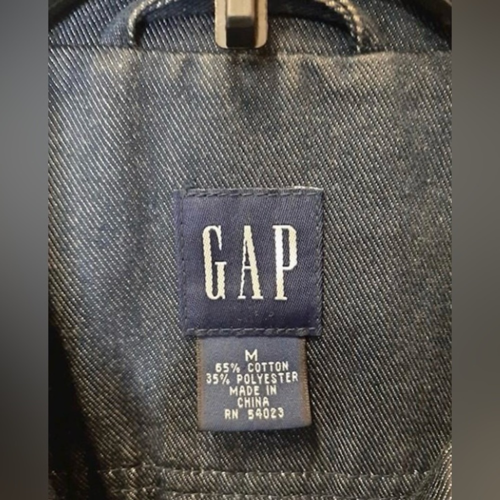 GAP Dark Gray Trench Coat - Picture 5 of 5